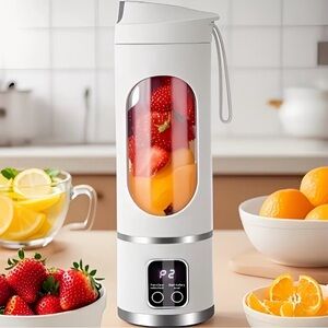 Portable Mini Blender Juicer USB Rechargeable Smoothie Maker for Travel & Home